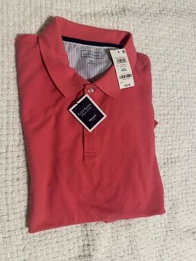 Club Room Coral Men's Polo Shirt - XXL